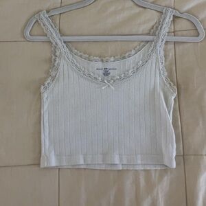 Brandy Melville White Lace Camisole